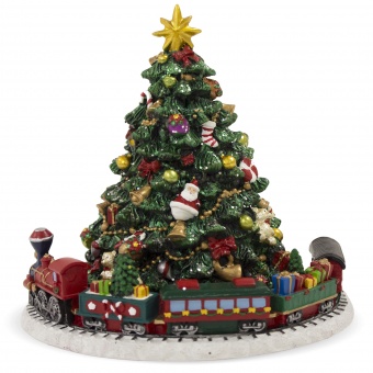 Рождественская елка с музыкальной шкатулкой