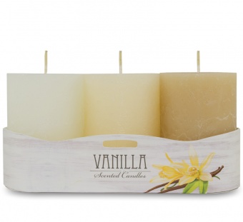 Pl ванильный крем свеча 3 пакета аромат