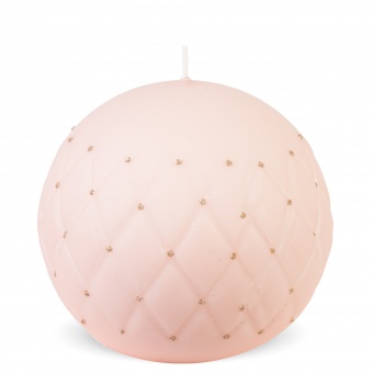Pl порошковая розовая свеча Florence mat ball 12