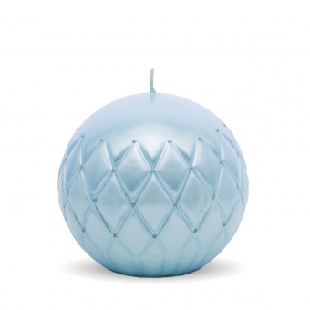 Pl blue Candle Флорентийский лаковый шар 12