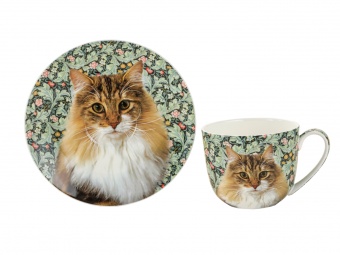 Pl Filiżanka 300Ml + Spodek 16Cm Bone China