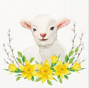 Pl Serwetki Lamb With Wreath