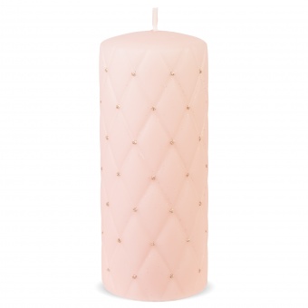 Pl порошковая розовая свеча флоренция матовый большой ролик